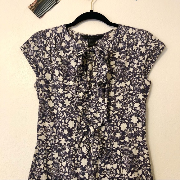 Marc By Marc Jacobs Blue Floral Dress - Picture 3 of 13